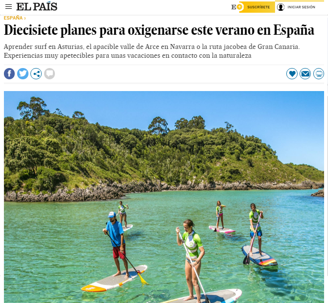 Diecisiete planes para oxigenarse este verano en España