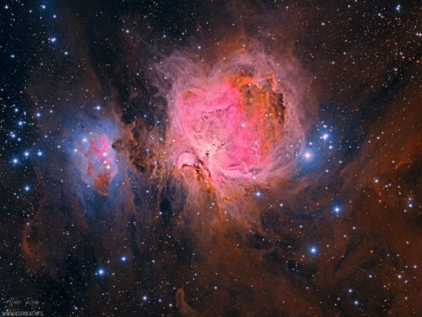 A dusty Orion Nebula