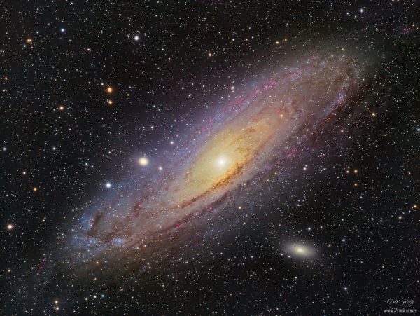 Andromeda, the autumn queen galaxy, M31