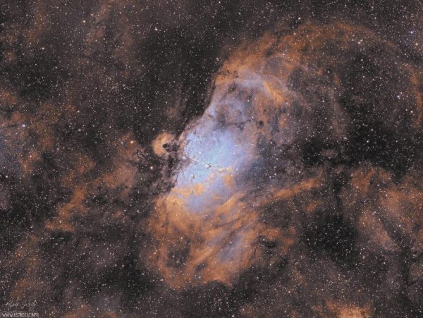 M16 wide field image, an iconic deep sky target