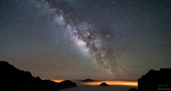 Milky Way over Caldera de Taburiente