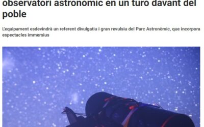 INFO CAMP DE TARRAGONA: Prades ja té permís per construir el futur observatori astronòmic en un turó davant del poble