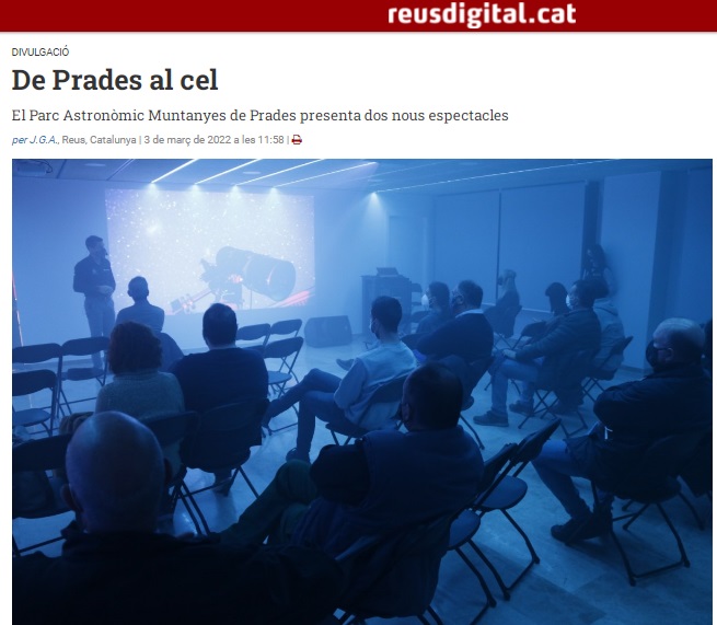 REUS DIGITAL: De Prades al cel