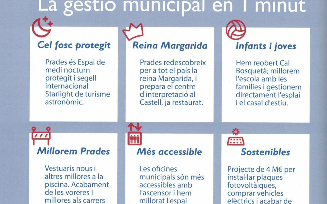 Ajuntament de Prades: Un poble viu, dinàmic i amb futur
