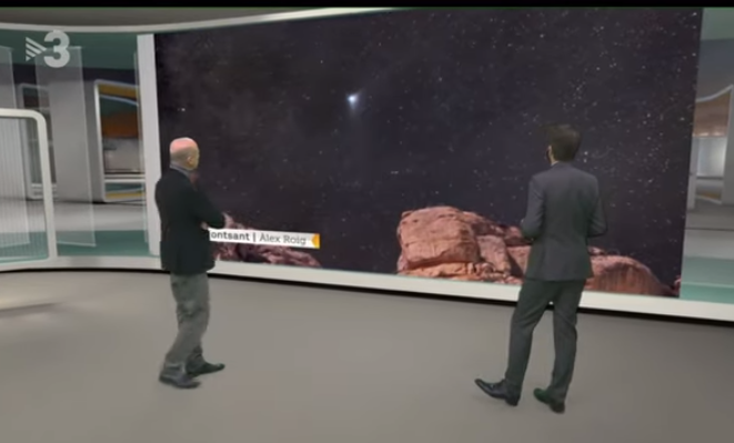 EL TEMPS a TV3: el cometa sobre el Montsant