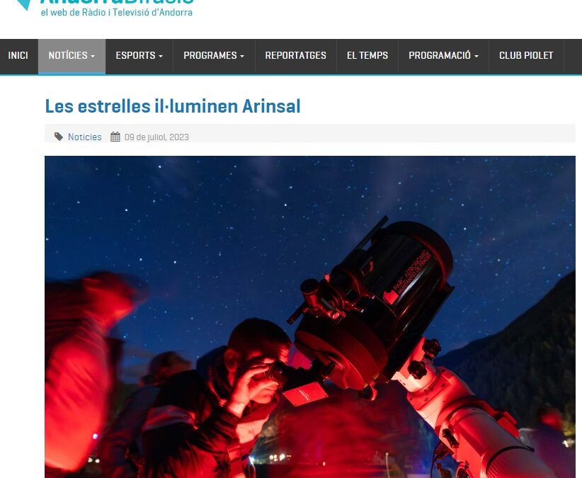 ANDORRA DIFUSIÓ: Les estrelles il·luminen Arinsal