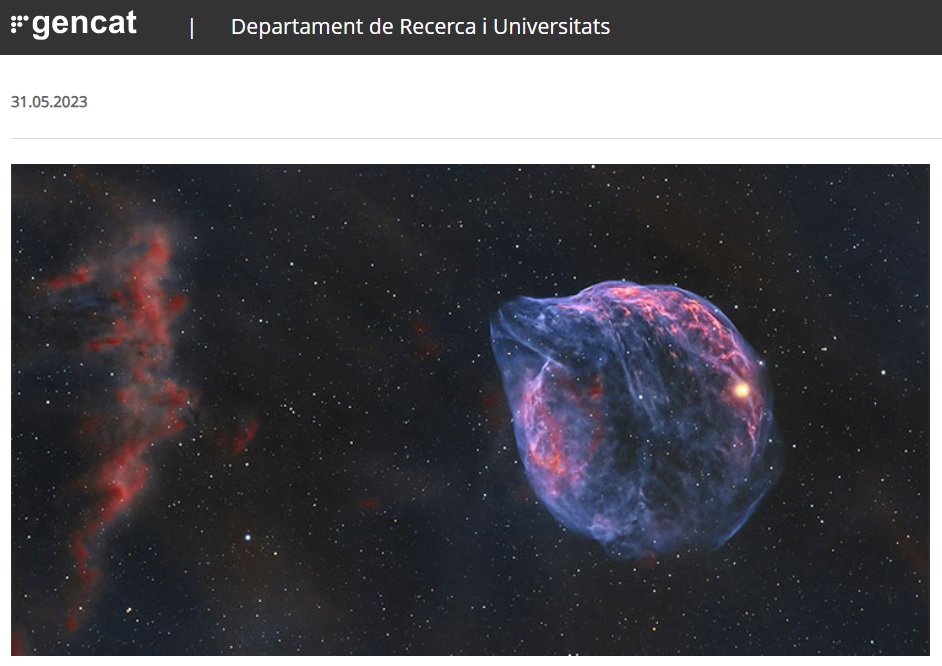 Una fotografia de l’astrofotògraf Aleix Roig, escollida fotografia del dia per la NASA