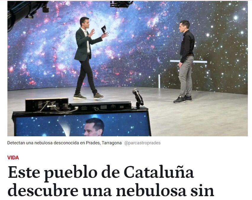 CRÓNICA: Este pueblo de Cataluña descubre una nebulosa sin catalogar