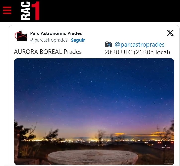 RAC1: Aurores des de Catalunya