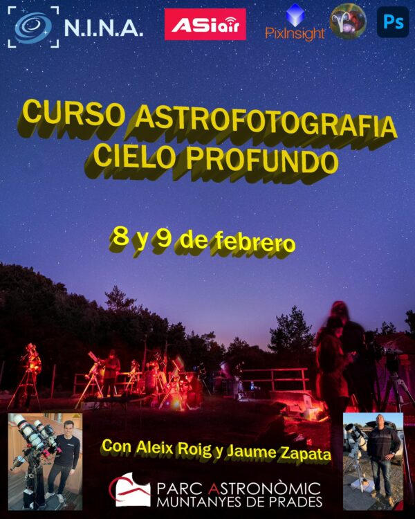 Curso de astrofotografía de cielo profundo - 8 y 9 de febrero - Imatge 2