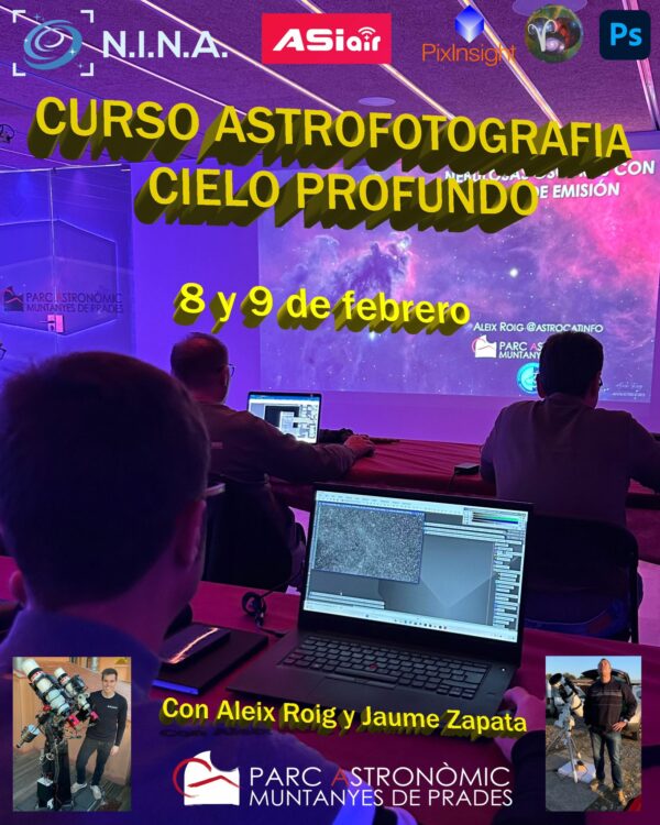 Curso de astrofotografía de cielo profundo - 8 y 9 de febrero - Imatge 3