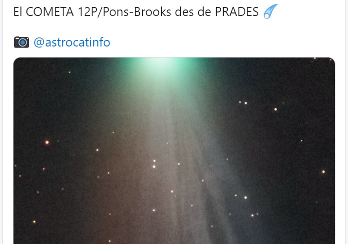 DIARI ARA: Atents al cel: passarà el cometa que només es deixa veure un cop a la vida