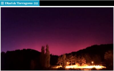DIARI DE TARRAGONA: Las espectaculares auroras que se han visto en Prades