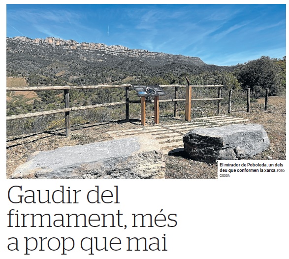 DIARI DE TARRAGONA: Miradors astronòmics