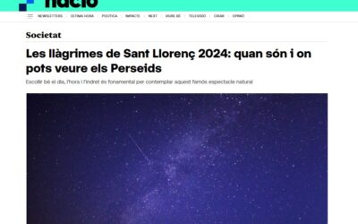 NACIÓ: Les llàgrimes de Sant Llorenç 2024: quan són i on pots veure els Perseids